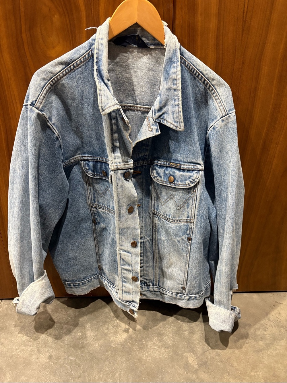 Vintage wrangler Jean jacket - perfect wash!